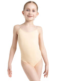 BODY CANOTTA RAGAZZA CON SPALLINE TRASPARENTI CAPEZIO MOD. CAMISOLE WIADJ STRAP - DANZA