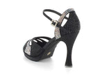 SCARPA DA BALLO DANCIN RASO E CRISTALLI TACCO 10 CM