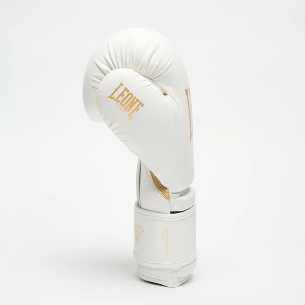 GUANTI BOXE WHITE&GOLD LEONE - BIANCO