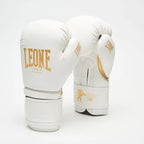 GUANTI BOXE WHITE&GOLD LEONE - BIANCO