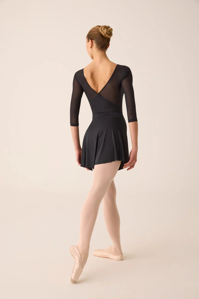GONNA CON ARRICCIATURA IN MICROFIBRA - DANZA