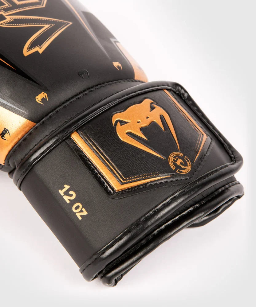 GUANTONI DA BOXE VENUM ELITE EVO - NERO/BRONZO