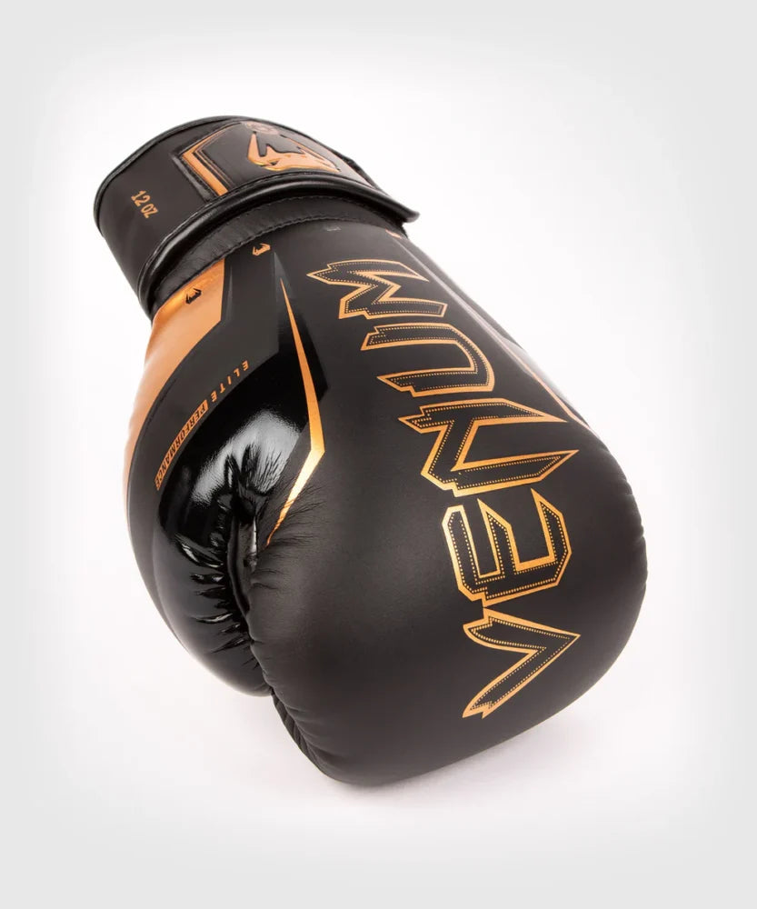GUANTONI DA BOXE VENUM ELITE EVO - NERO/BRONZO