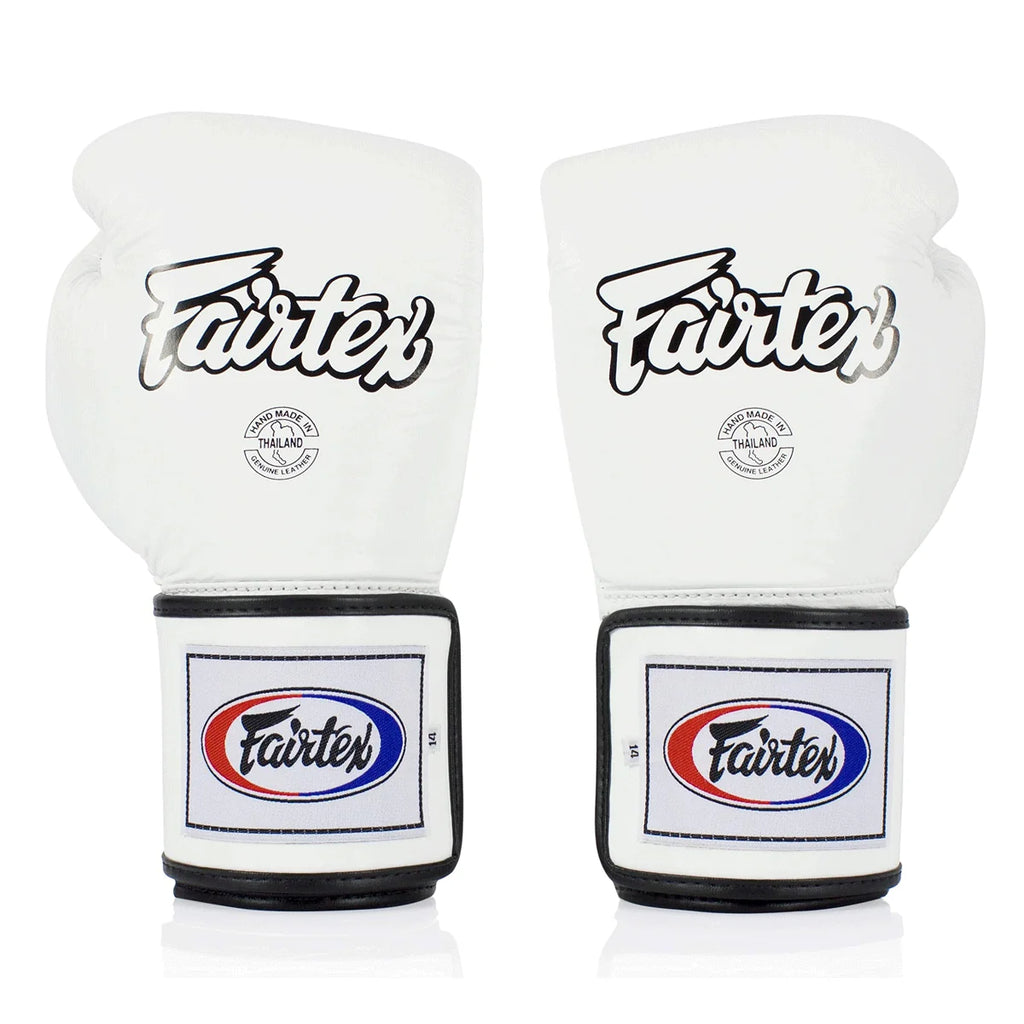 GUANTONI MUAY THAI FAIRTEX SUPER SPARRING BIANCO