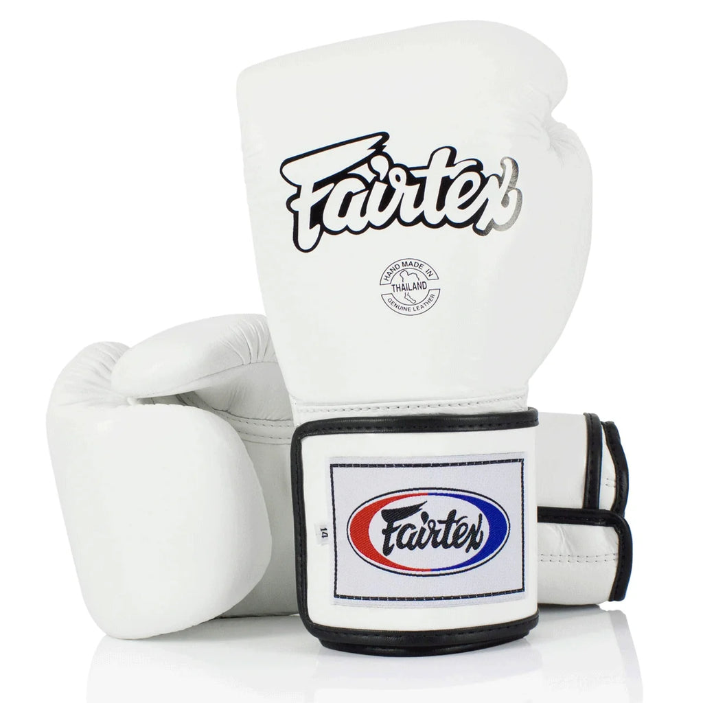 GUANTONI MUAY THAI FAIRTEX SUPER SPARRING BIANCO