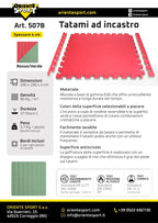 TATAMI AD INCASTRO 4 CM. – DIMENSIONE 1 x 1 M