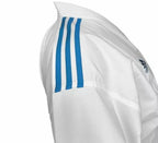 KARATEGI ADIDAS ADILIGHT PRIMEGREEN CON STRISCE BLU WKF - KARATE