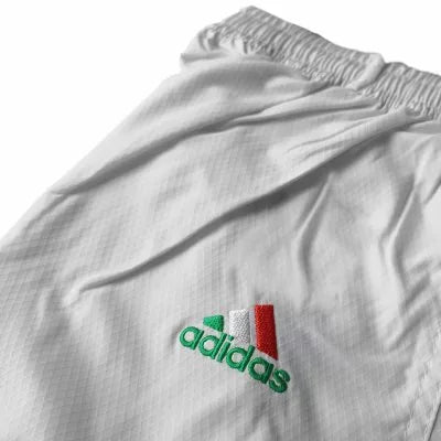 KARATEGI ADIDAS ADILIGHT PRIMEGREEN CON STRISCE ITALIA WKF - KARATE