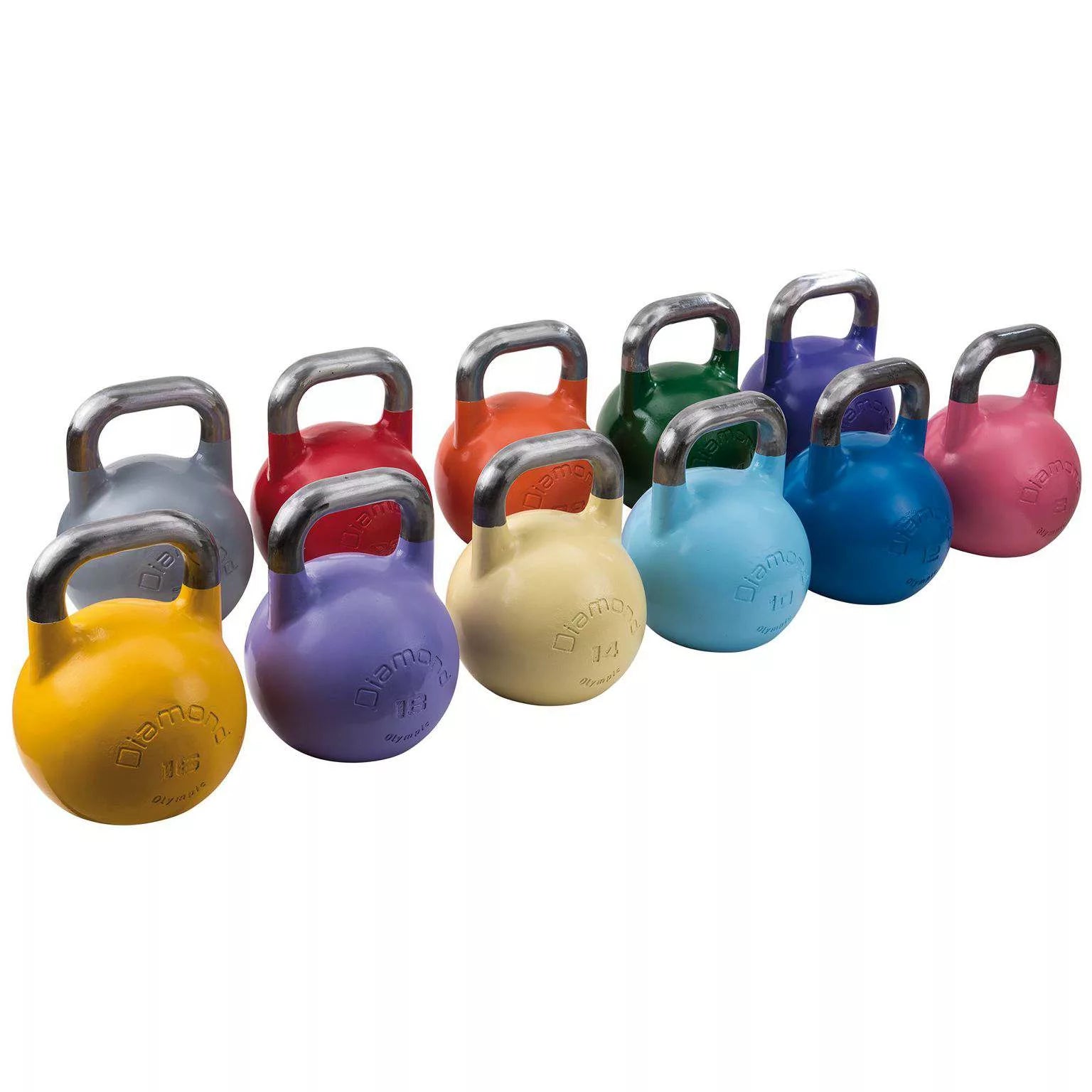 KETTLEBELL OLIMPICA IN ACCIAIO DIAMOND