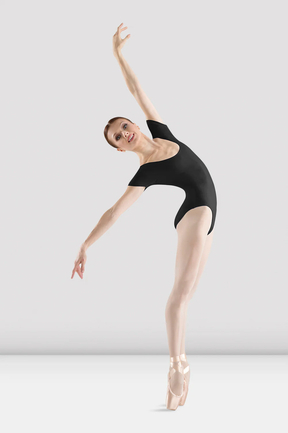 BODY DA DONNA A MANICA CORTA BLOCH MOD. CAVALIER