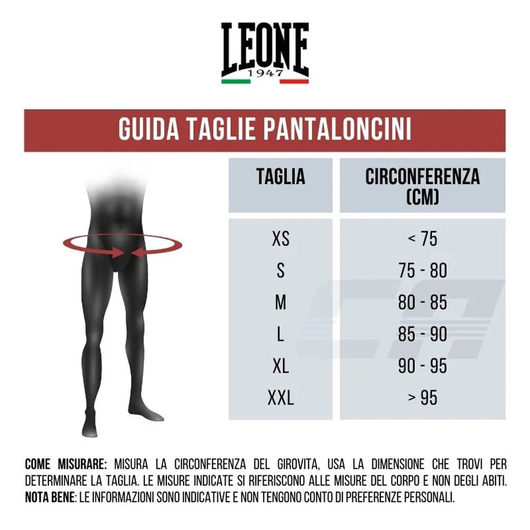 Tabella Taglie