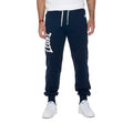 PANTALONE SPORTIVO DA UOMO CON POLSINO E LOGO GRANDE "BASIC" LEONE