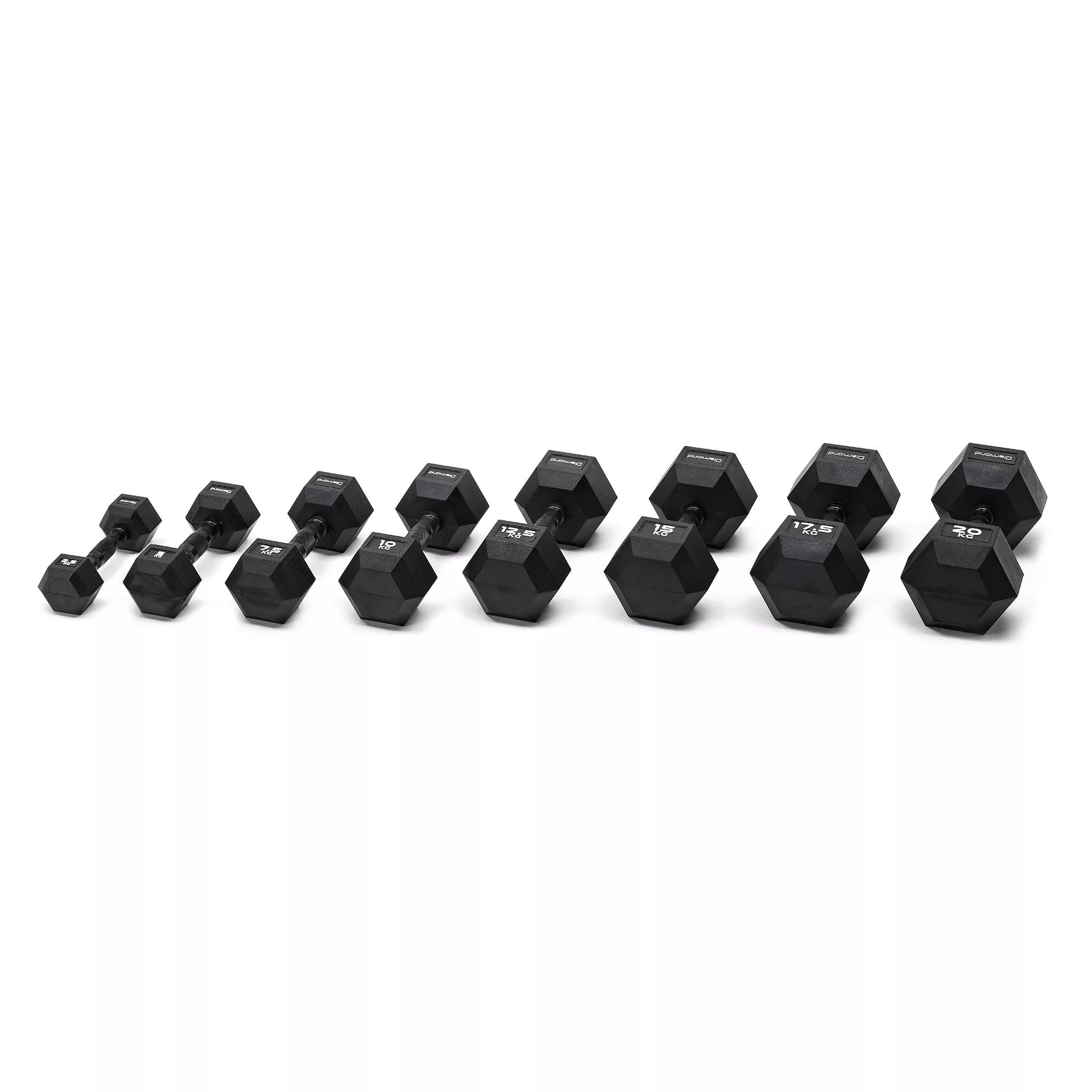 MANUBRIO GOMMATO ESAGONALE BLACK OXYDE DIAMOND