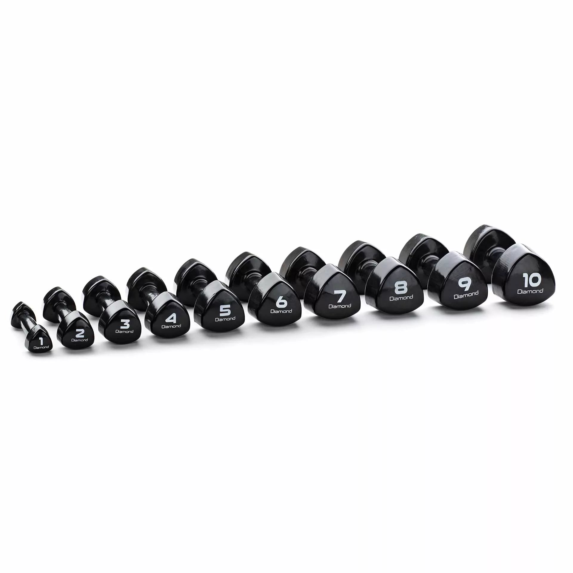 SET MANUBRI IN VINILE 1-10 KG DIAMOND