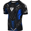 RASHGUARD RDX IMMAF APPROVATA MANICA CORTA A COMPRESSIONE