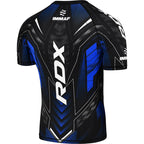 RASHGUARD RDX IMMAF APPROVATA MANICA CORTA A COMPRESSIONE