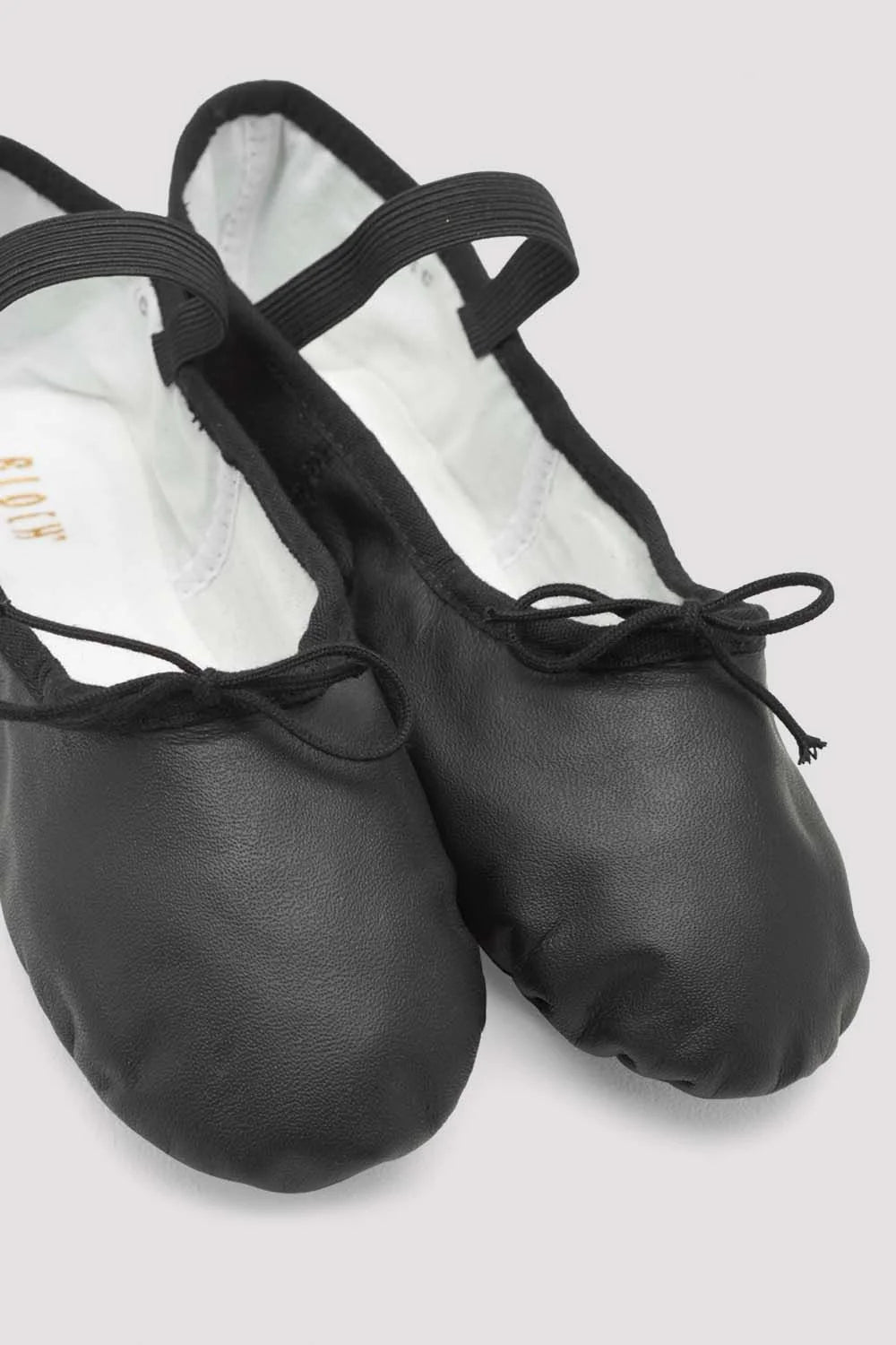 MEZZE PUNTE IN PELLE NERA ARISE BLOCH – BAMBINO – PIANTA C - DANZA