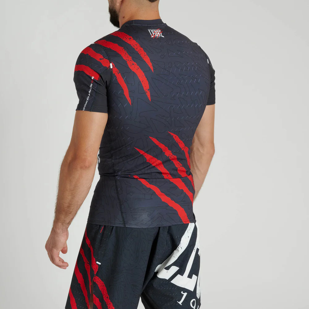 RASHGUARD A MANICA CORTA LEONE MOD. PRIMAL INSTINCT