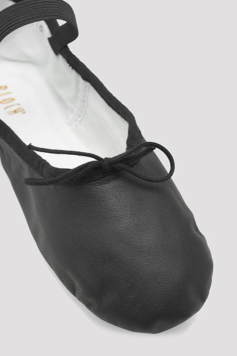 MEZZE PUNTE IN PELLE NERA ARISE BLOCH – BAMBINO – PIANTA C - DANZA