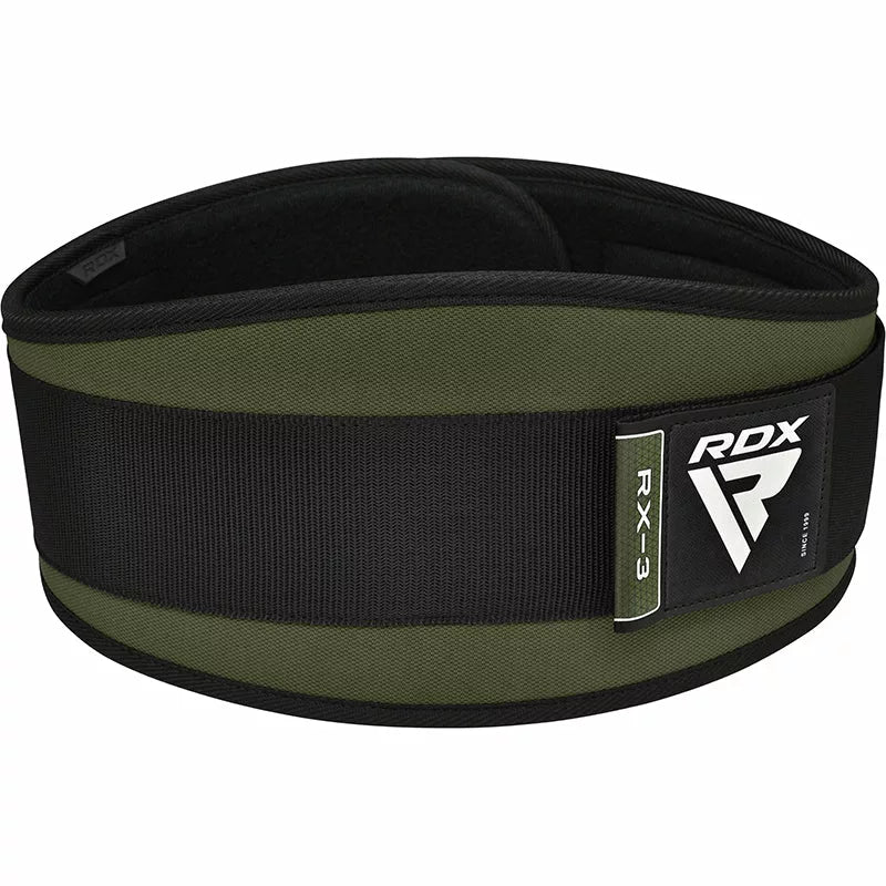 CINTURA DA PALESTRA PER SOLLEVAMENTO PESI RDX X3 6 POLLICI