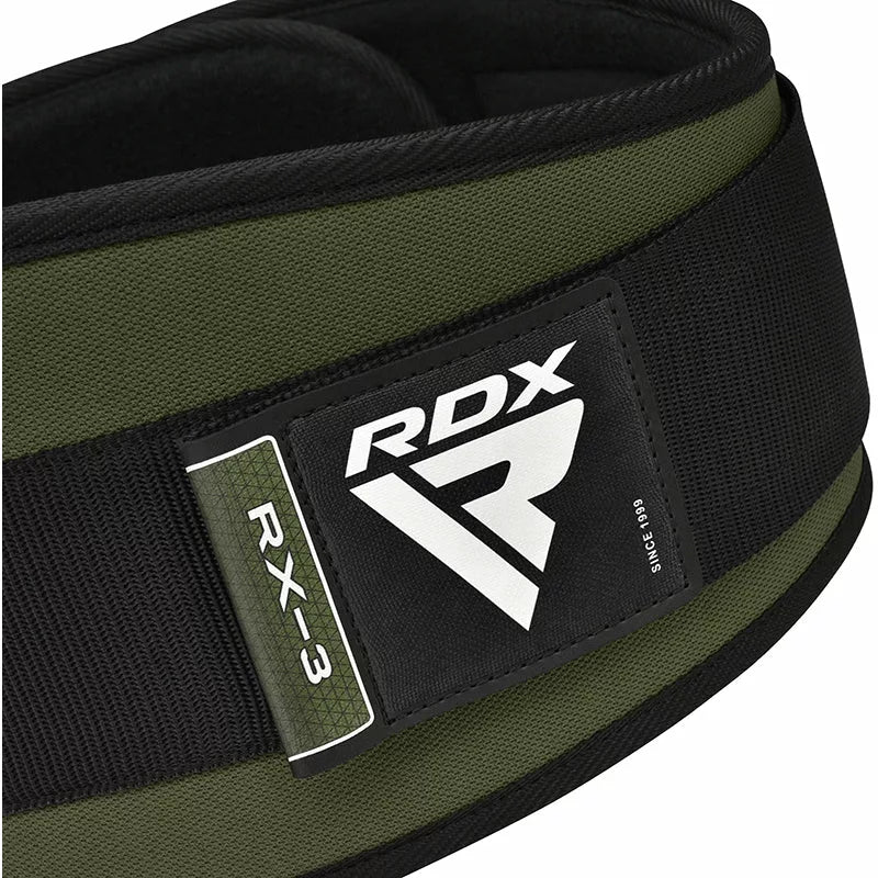 CINTURA DA PALESTRA PER SOLLEVAMENTO PESI RDX X3 6 POLLICI
