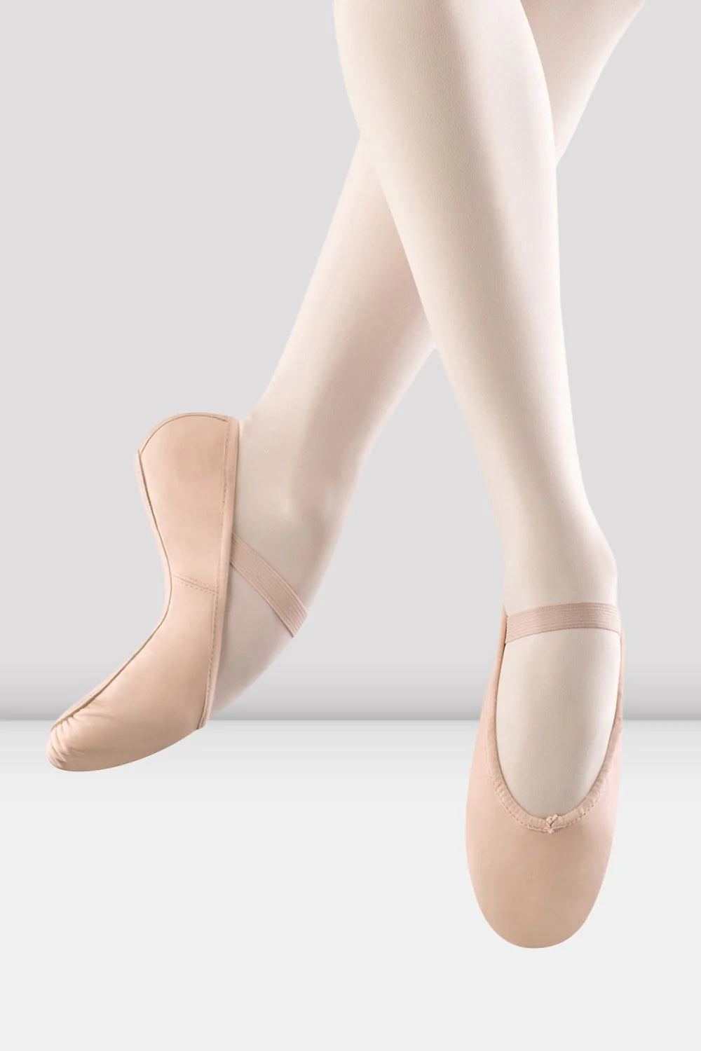 MEZZE PUNTE IN PELLE ROSA ARISE BLOCH - ADULTO - PIANTA C - DANZA