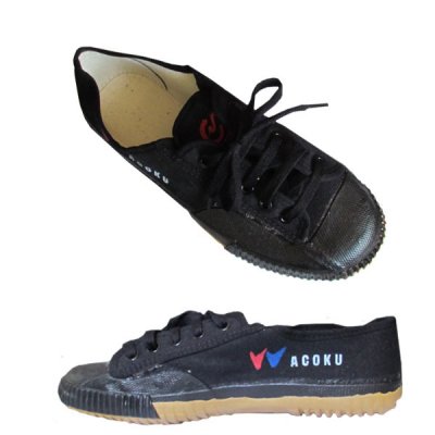 SCARPE SHAOLIN NERE IN TELA WACOKU