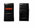 SCUDO SHIMAI RICURVO IN VINILE NERO CM 65X35X15