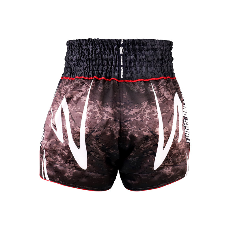 SHORTS MUAY THAI TWINS RUSTY BLACK