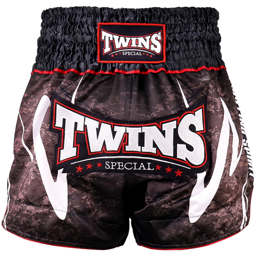 SHORTS MUAY THAI TWINS RUSTY BLACK