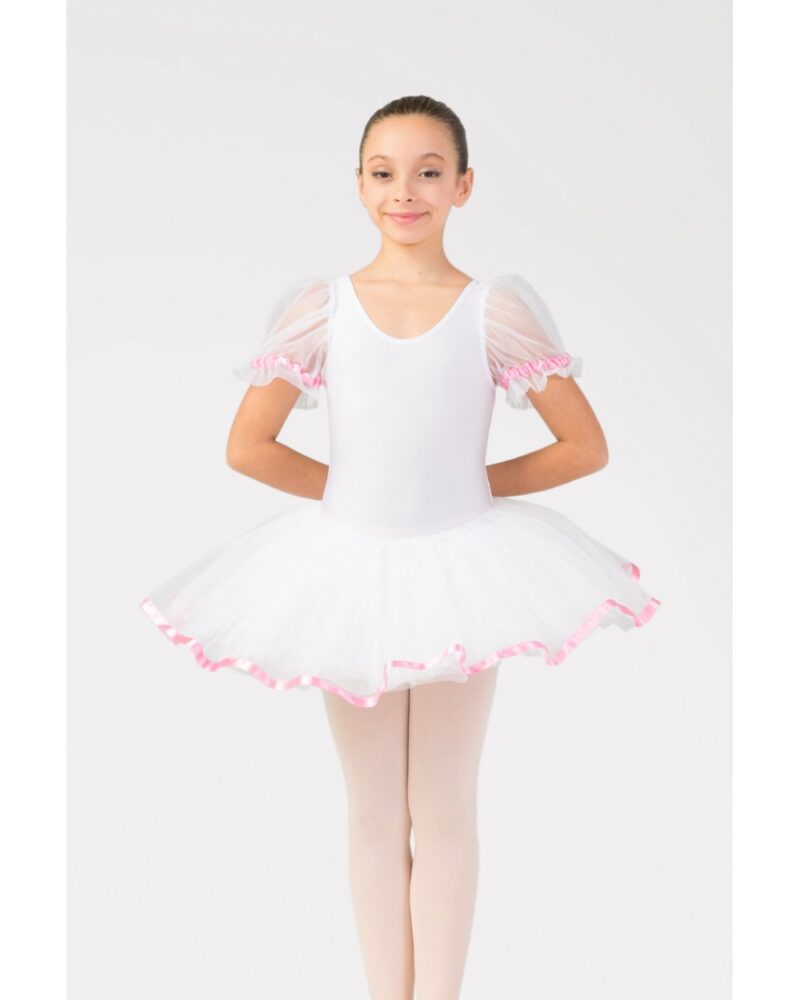TUTU' CORTO CON MANICHE A PALLONCINO DA DONNA HARMONY - DANZA