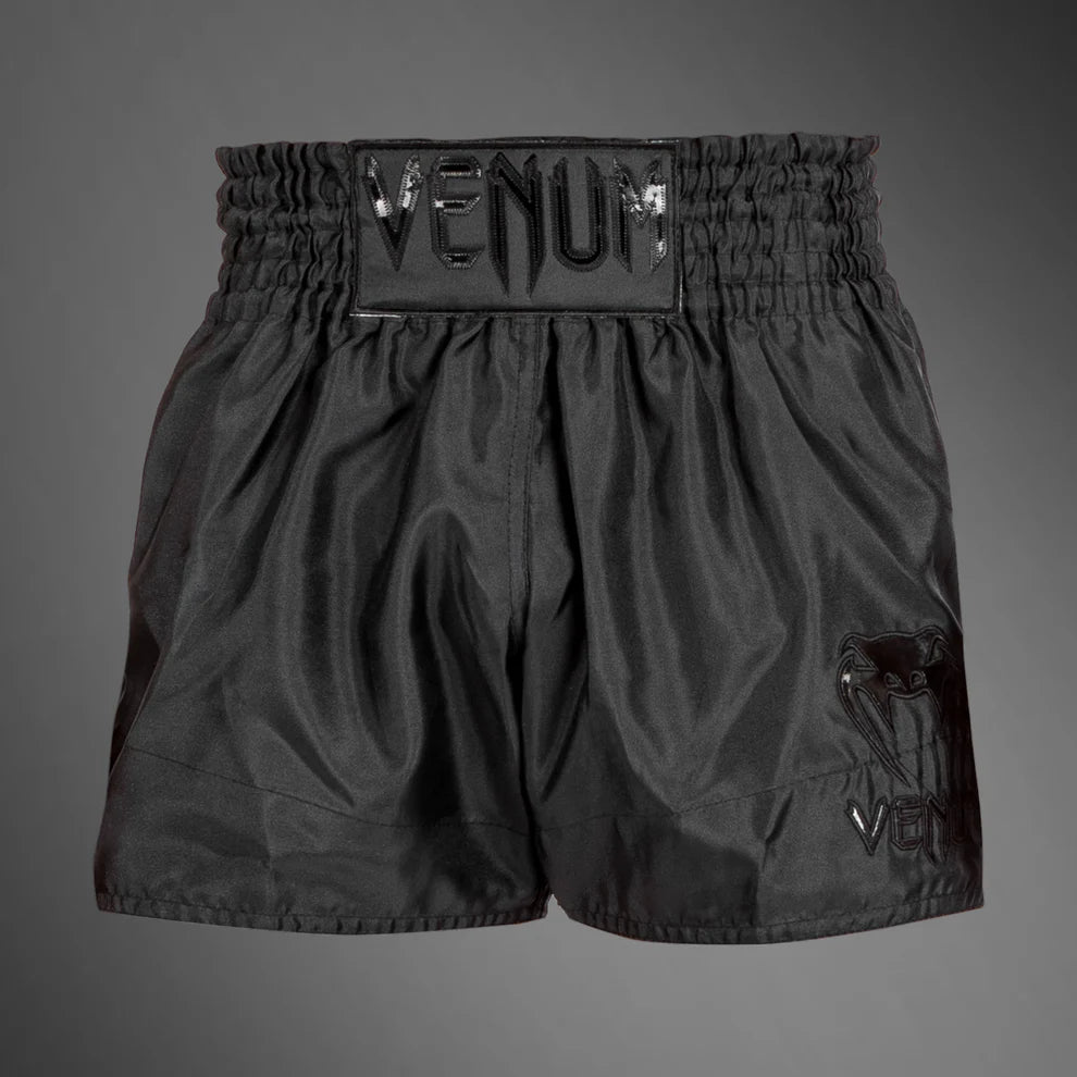 PANTALONCINI MUAY THAI CLASSICI VENUM - NERO