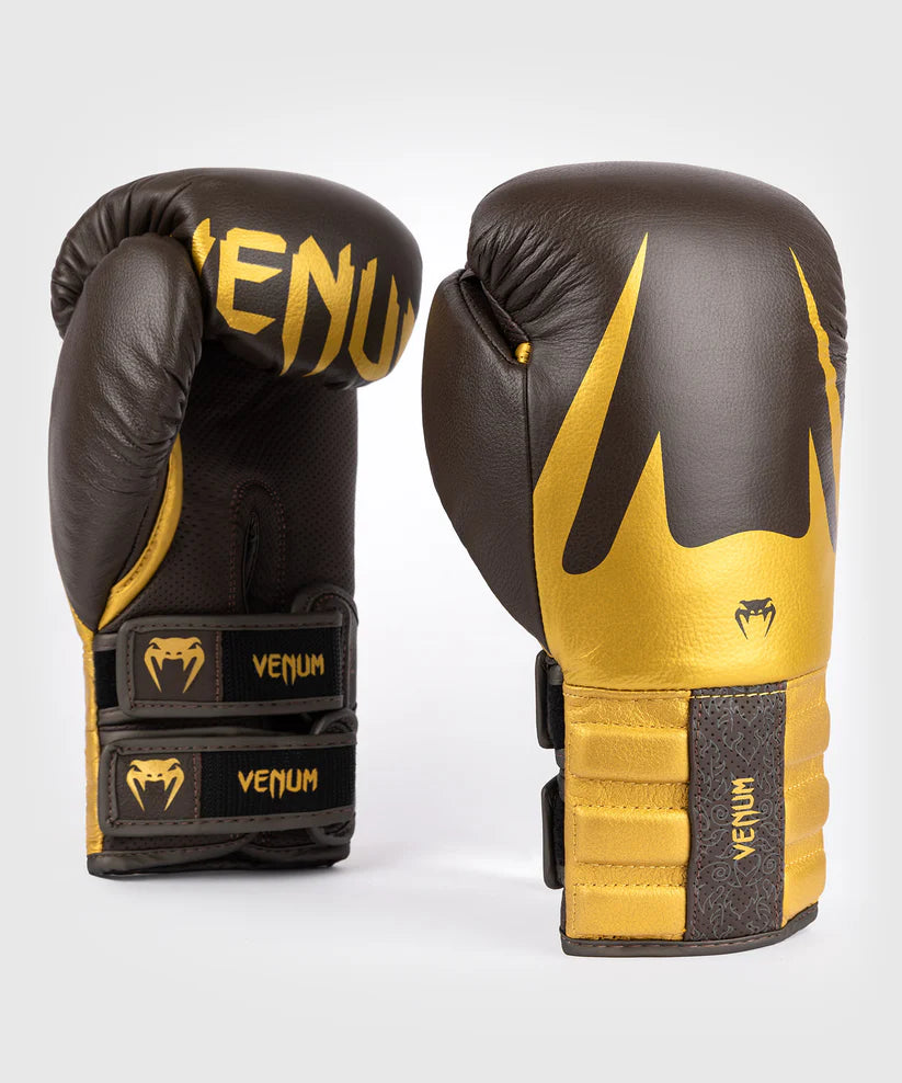 VENUM REVERSO GUANTONE DA BOXE - CIOCCOLATO/ORO