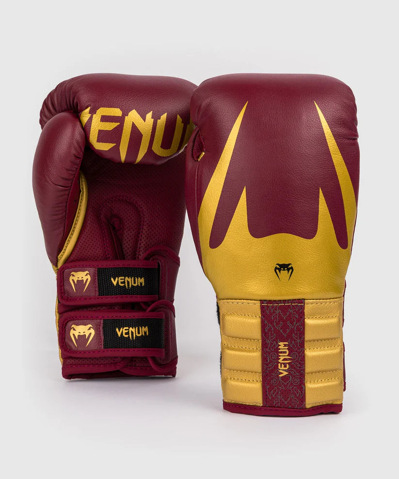 VENUM REVERSO GUANTONE DA BOXE - ROSSO CILIEGIA/ ORO