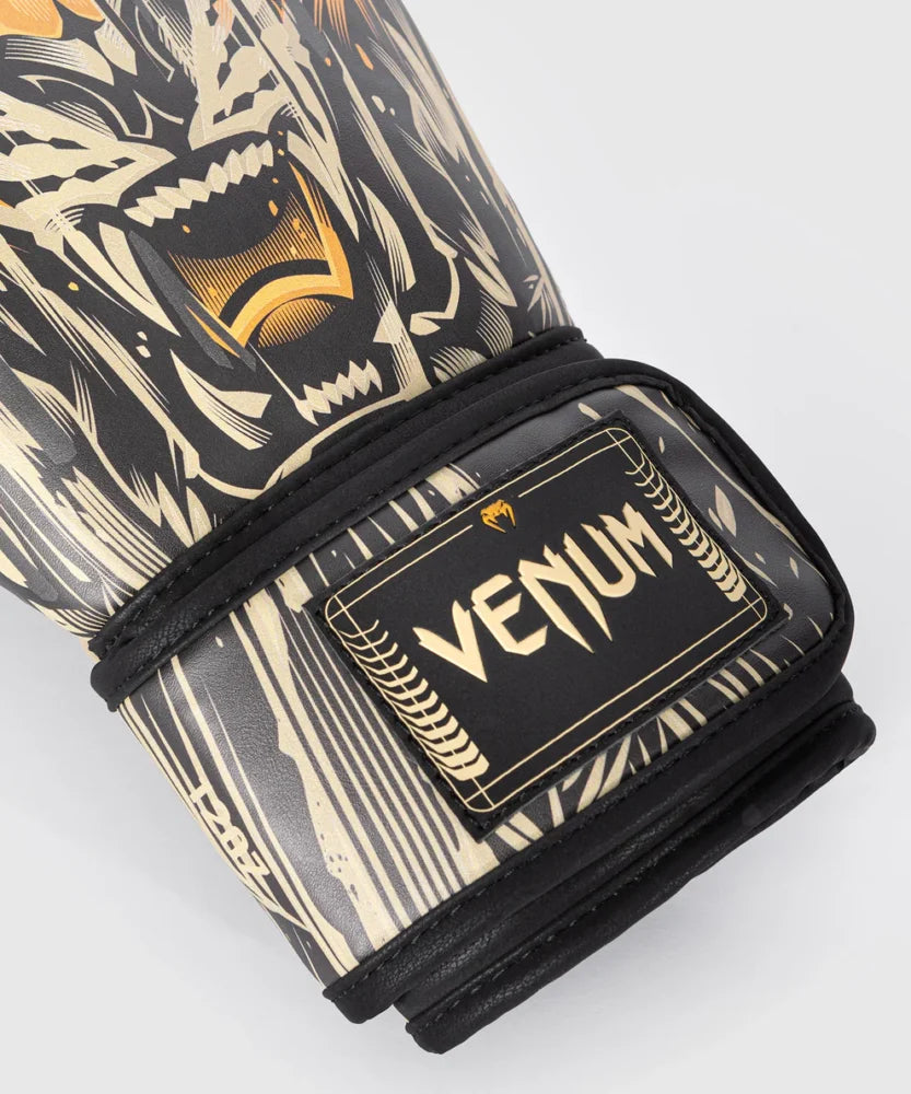 GUANTI DA BOXE VENUM MOD. TIGER - NERO/ARANCIO NEON