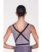 BODY CANOTTA CON INCROCI IN VELLUTO HARMONY - DANZA
