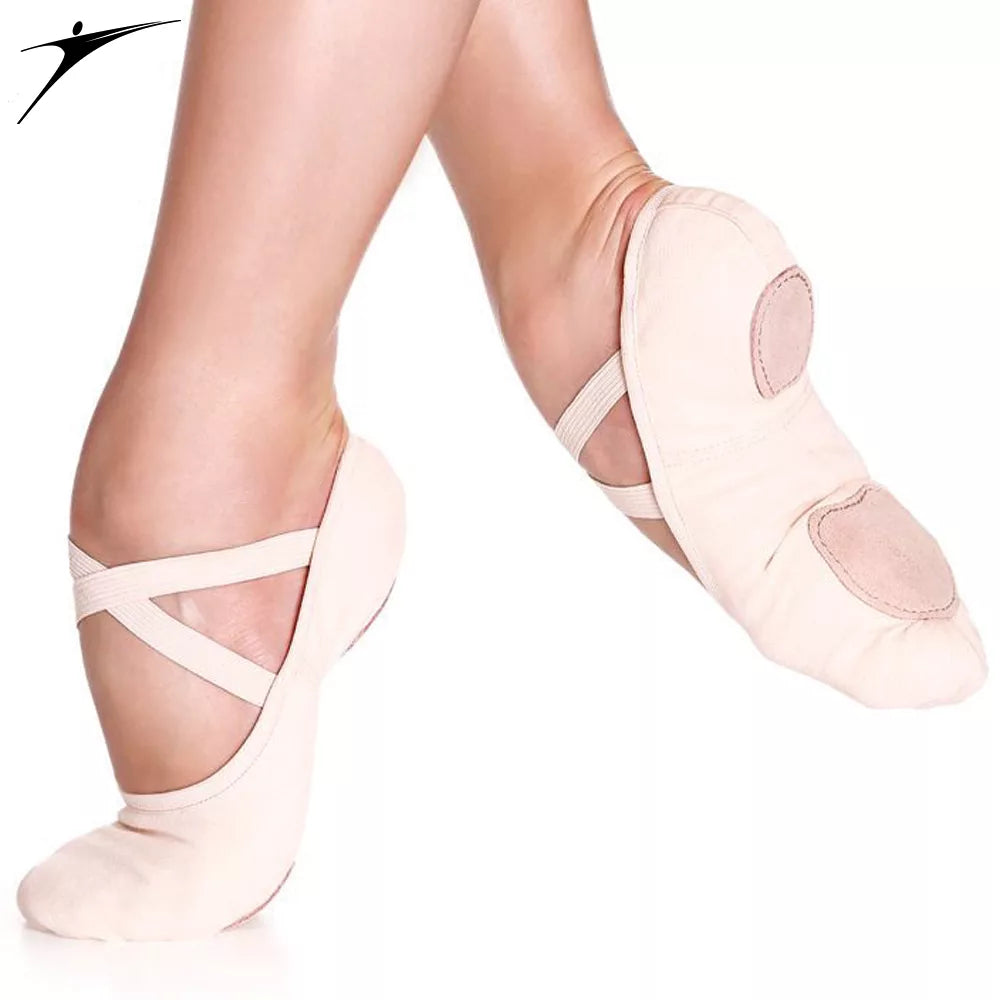 MEZZE PUNTE DA DANZA CLASSICA IN TELA ELASTICIZZATA SO DANCA - PIANTA C - DANZA