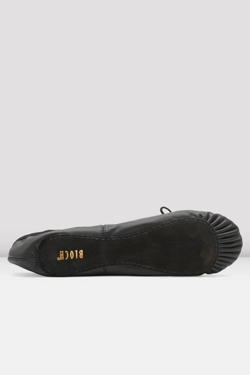 MEZZE PUNTE IN PELLE NERA ARISE BLOCH – BAMBINO – PIANTA C - DANZA