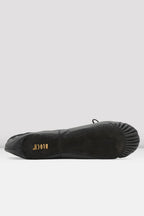 MEZZE PUNTE IN PELLE NERA ARISE BLOCH – BAMBINO – PIANTA C - DANZA