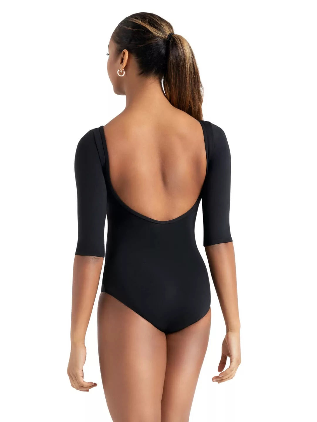 BODY DONNA MANICA 3/4 SCOLLO A BARCHETTA CAPEZIO MOD. BOATNEK LS LEOTARD - DANZA