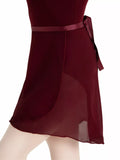 GONNA A PORTAFOGLIO IN GEORGETTE CAPEZIO MOD.WRAP SKIRT