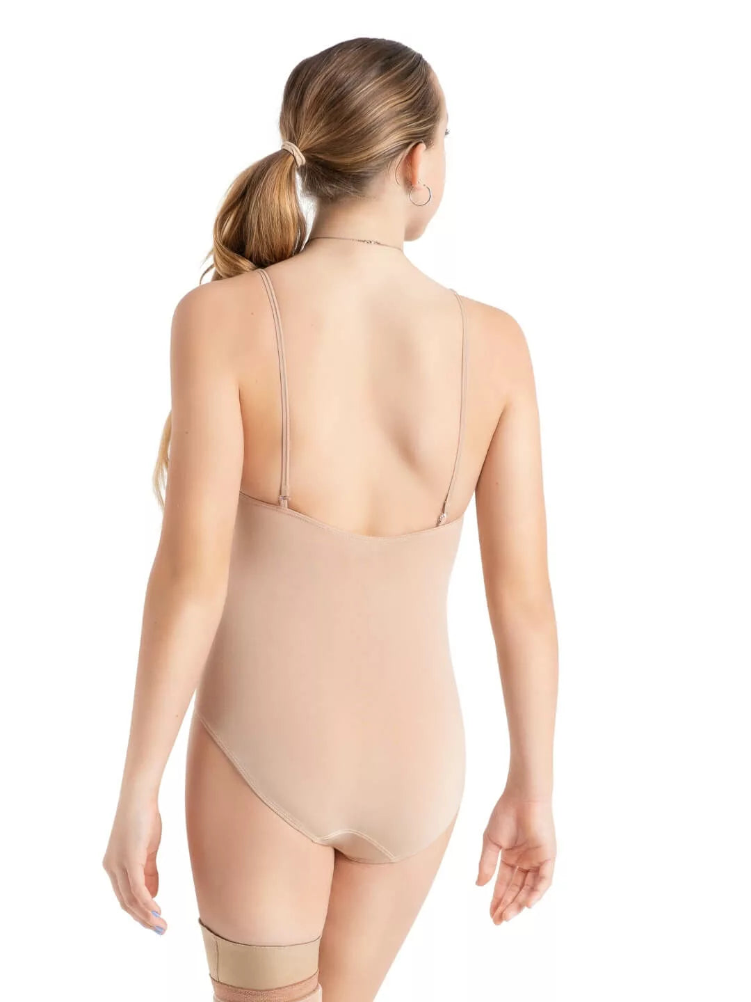 CANOTTA BODY SENZA CUCITURE CON SPALLINE DI TRANSIZONE CAPEZIO MOD SEAMLESS CAMISOLE - DANZA