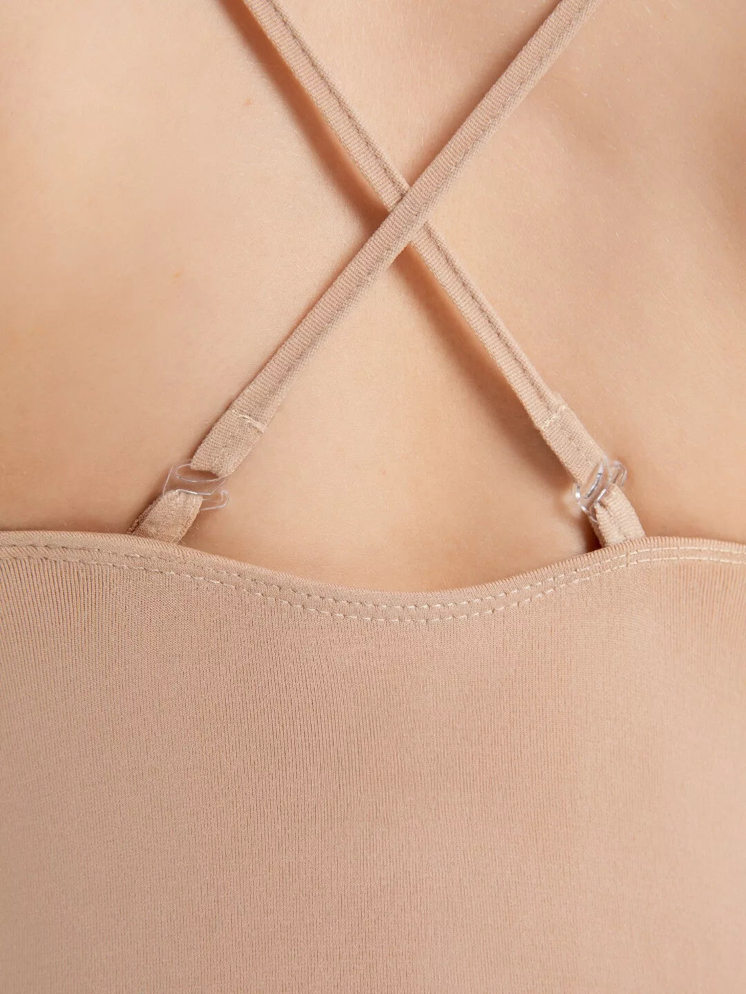 CANOTTA BODY SENZA CUCITURE CON SPALLINE DI TRANSIZONE CAPEZIO MOD SEAMLESS CAMISOLE - DANZA