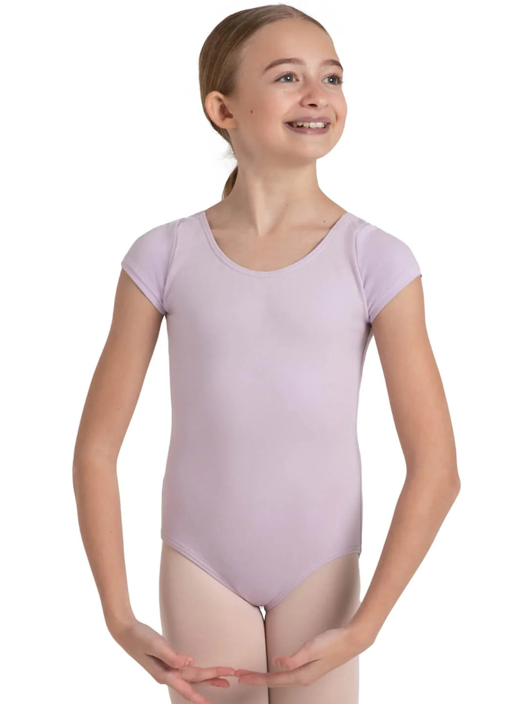 BODY DA RAGAZZA MANICHE CORTE CAPEZIO MOD. SS LEOTARD W BELT - DANZA