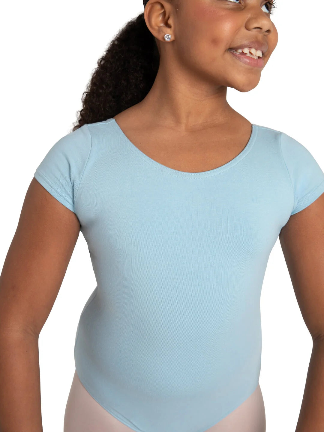 BODY DA RAGAZZA MANICHE CORTE CAPEZIO MOD. SS LEOTARD W BELT - DANZA