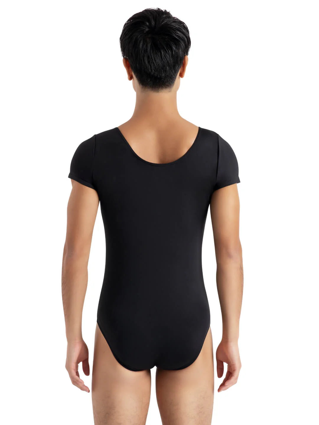 BODY UOMO MANICHE CORTE CON SCOLLO ROTONDO CAPEZIO MOD. SHORT SLEEVE LEOTARD - DANZA