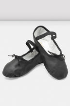 MEZZE PUNTE IN PELLE NERA ARISE BLOCH – BAMBINO – PIANTA C - DANZA