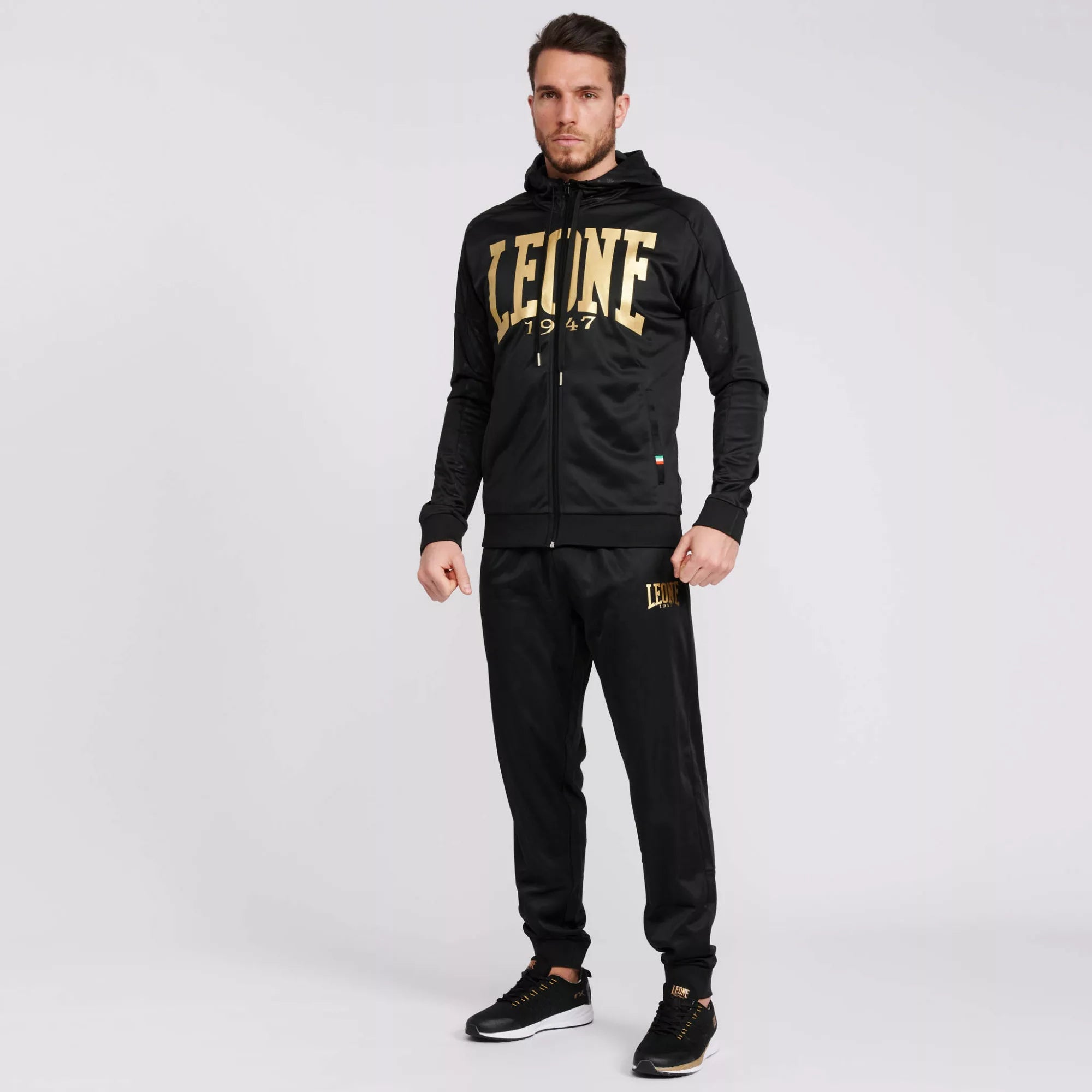 FELPA CON CAPPUCCIO DNA LEONE