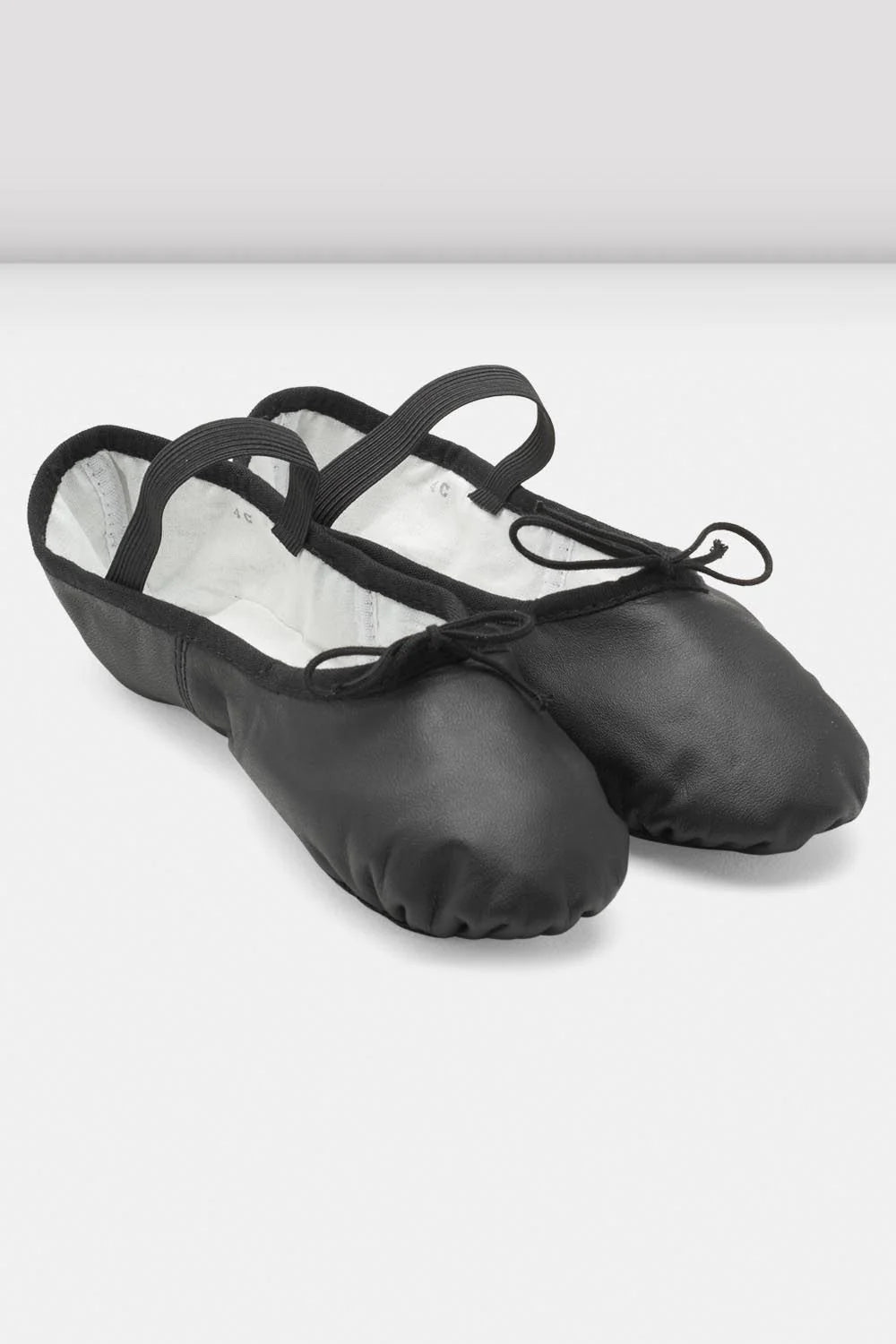 MEZZE PUNTE IN PELLE NERA ARISE BLOCH – BAMBINO – PIANTA C - DANZA