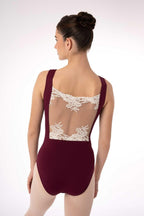 BODY DA DONNA A CANOTTA CON INSERTO IN PIZZO INTERMEZZO MOD. FABIOLA  – DANZA